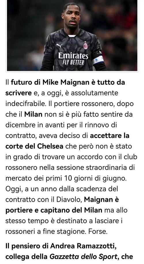 莫雷托：迈尼昂续约完全停滞，可能1月份就敲定自由转会协议