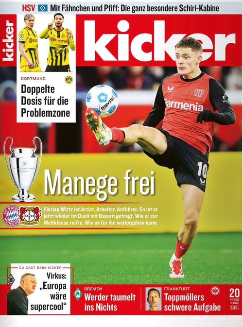 维尔茨：我现在踢得不算差，只是进球和助攻数据还没跟上